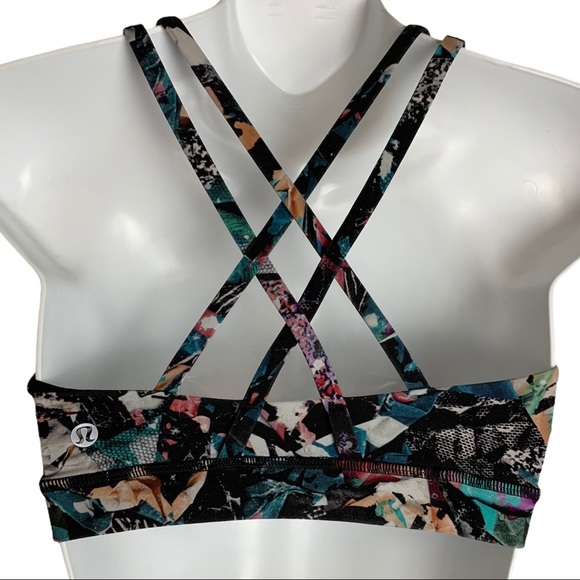 Lululemon Energy Bra Size 6 Color Crush Multi - Picture 7 of 10